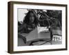 Joan Baez Singing at the 1963 Civil Rights March on Washington-null-Framed Photo