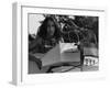 Joan Baez Singing at the 1963 Civil Rights March on Washington-null-Framed Photo
