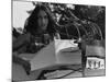 Joan Baez Singing at the 1963 Civil Rights March on Washington-null-Mounted Photo