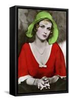 Joan Bennett, American Actress, C1932-1933-null-Framed Stretched Canvas