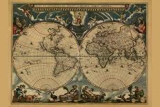 Earth Globe, 1635-Joan Blaeu-Giclee Print