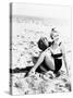 Joan Blondell at the Beach, 1933-null-Stretched Canvas