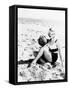 Joan Blondell at the Beach, 1933-null-Framed Stretched Canvas