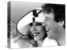 Joan Collins and Bill Wiggins-Associated Newspapers-Stretched Canvas