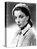 Joan Collins, British actress born May 23rd, 1933, here 1952 (b/w photo)-null-Stretched Canvas