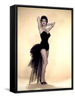 Joan Collins, British actress born May 23rd, 1933, here 1958 (photo)-null-Framed Stretched Canvas