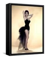 Joan Collins, British actress born May 23rd, 1933, here 1958 (photo)-null-Framed Stretched Canvas