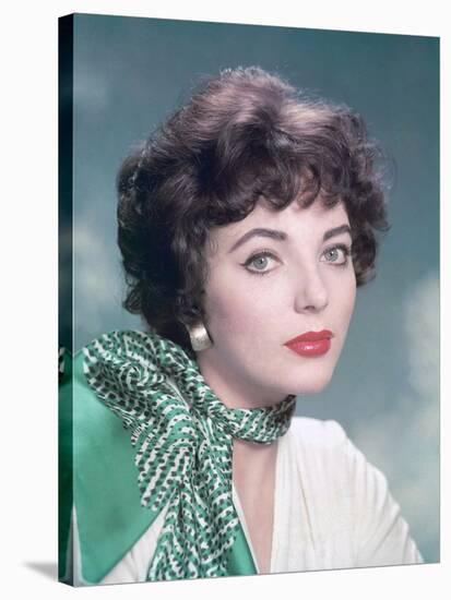 Joan Collins, British actress born May 23rd, 1933, here 1958 (photo)-null-Stretched Canvas