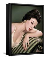 Joan Collins, British actress born May 23rd, 1933, here 1958 (photo)-null-Framed Stretched Canvas