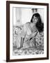 Joan Collins, English actress born May 23rd, 1933, here 1955 (b/w photo)-null-Framed Photo