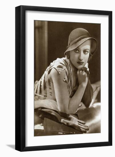 Joan Crawford, American Actress, 1933-null-Framed Giclee Print