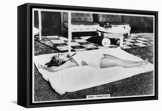 Joan Crawford, American Actress and Film Star, 1938-null-Framed Stretched Canvas