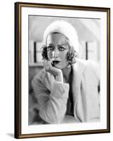 JOAN CRAWFORD dans les annees 30 (b/w photo)-null-Framed Photo