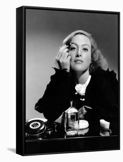 JOAN CRAWFORD dans les annees 30 JOAN CRAWFORD IN THE 30'S (b/w photo)-null-Framed Stretched Canvas