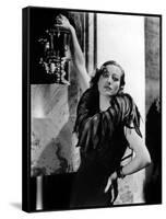 JOAN CRAWFORD dans les annees 30 JOAN CRAWFORD IN THE 30'S (b/w photo)-null-Framed Stretched Canvas