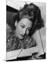 JOAN CRAWFORD dans les annees 30 JOAN CRAWFORD IN THE 30'S (b/w photo)-null-Mounted Photo