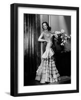 JOAN CRAWFORD dans les annees 30 JOAN CRAWFORD IN THE 30'S (b/w photo)-null-Framed Photo