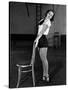 JOAN CRAWFORD dans les annees 30 JOAN CRAWFORD IN THE 30'S (b/w photo)-null-Stretched Canvas