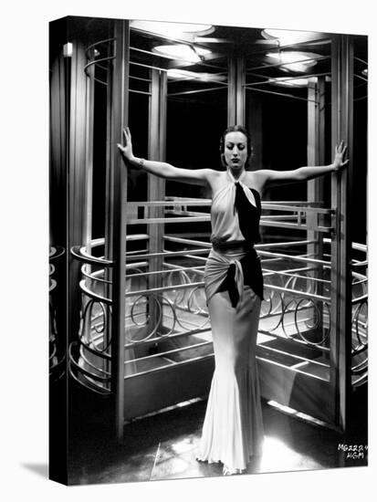 Joan Crawford. "Letty Lynton" 1932, Directed by Clarence Brown. Custome by Adrian-null-Stretched Canvas