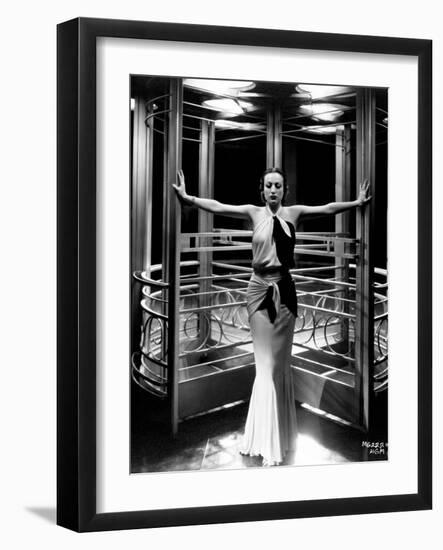 Joan Crawford. "Letty Lynton" 1932, Directed by Clarence Brown. Custome by Adrian-null-Framed Photographic Print