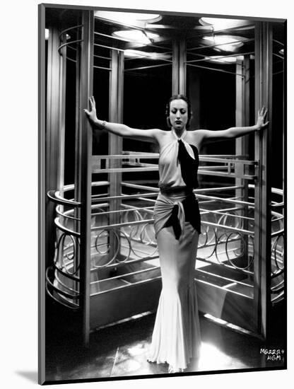 Joan Crawford. "Letty Lynton" 1932, Directed by Clarence Brown. Custome by Adrian-null-Mounted Photographic Print