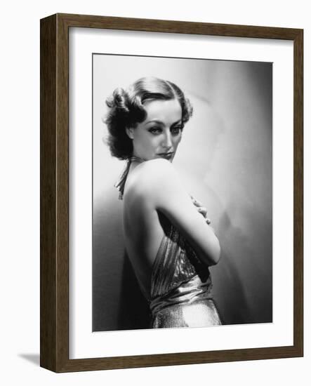 Joan Crawford. "No More Ladies" 1935, Directed by Edward H. Griffith-null-Framed Photographic Print