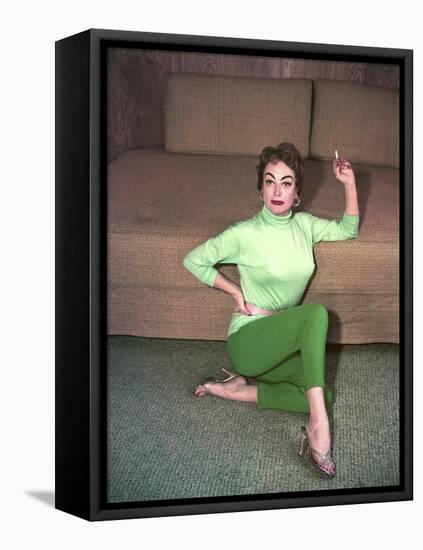 Joan Crawford-null-Framed Stretched Canvas