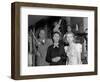 Joan Fontaine, Judith Anderson, Alfred Hitchcock, Rebecca, 1940-null-Framed Photographic Print