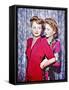 Joan Fontaine, Olivia De Havilland-null-Framed Stretched Canvas