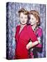 Joan Fontaine, Olivia De Havilland-null-Stretched Canvas