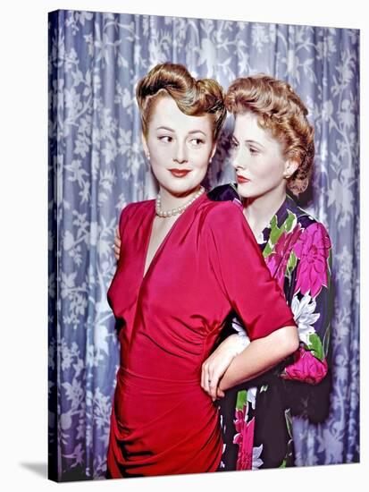 Joan Fontaine, Olivia De Havilland-null-Stretched Canvas