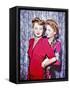 Joan Fontaine, Olivia De Havilland-null-Framed Stretched Canvas