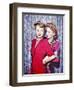 Joan Fontaine, Olivia De Havilland-null-Framed Photographic Print