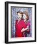 Joan Fontaine, Olivia De Havilland-null-Framed Photographic Print