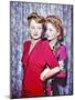 Joan Fontaine, Olivia De Havilland-null-Mounted Photographic Print