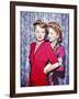 Joan Fontaine, Olivia De Havilland-null-Framed Photographic Print