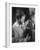 Joan Fontaine, Orson Welles, Jane Eyre, 1944-null-Framed Photographic Print