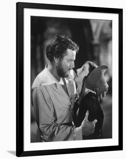 Joan Fontaine, Orson Welles, Jane Eyre, 1944-null-Framed Photographic Print