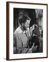 Joan Fontaine, Orson Welles, Jane Eyre, 1944-null-Framed Photographic Print