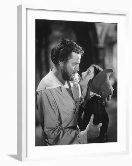 Joan Fontaine, Orson Welles, Jane Eyre, 1944-null-Framed Photographic Print