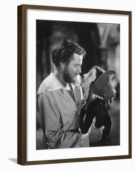 Joan Fontaine, Orson Welles, Jane Eyre, 1944-null-Framed Photographic Print