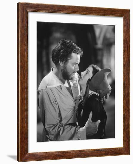 Joan Fontaine, Orson Welles, Jane Eyre, 1944-null-Framed Photographic Print