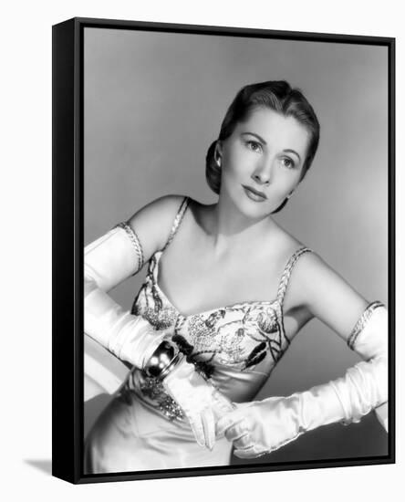 Joan Fontaine-null-Framed Stretched Canvas