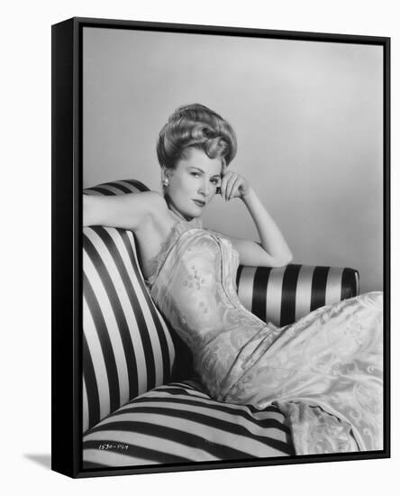 Joan Fontaine-null-Framed Stretched Canvas