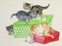 Stray and Daisie in the Kitchen-Joan Freestone-Giclee Print