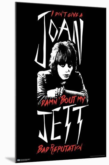 Joan Jett and the Blackhearts - Bad Reputation-Trends International-Mounted Poster