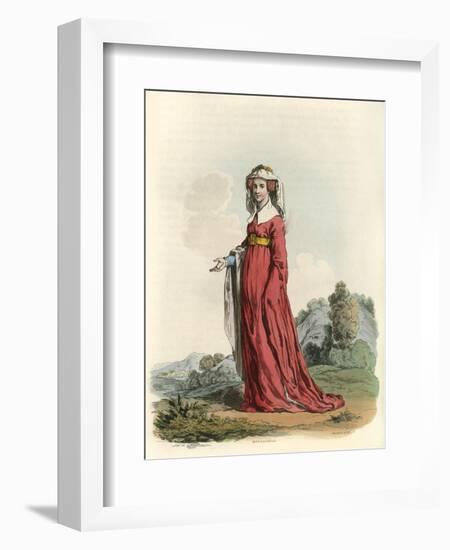 Joan Lady Gascoigne-Charles Hamilton Smith-Framed Art Print