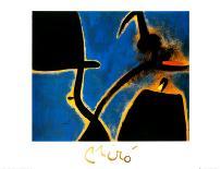 Bleu II-Joan Miro-Framed Art Print