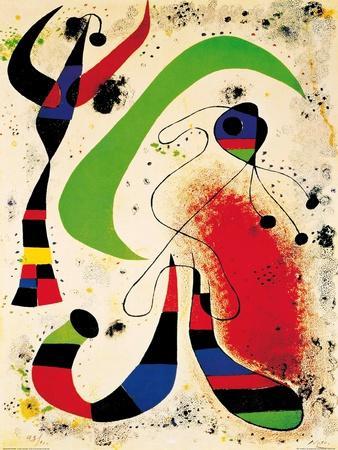 Night by Joan Miro, 24 x 32 in