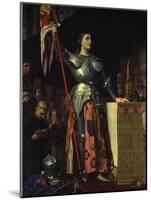 Joan of Arc (1412-31) at the Coronation of King Charles Vii (1403-61) 17th July 1429, 1854-Jean-Auguste-Dominique Ingres-Mounted Giclee Print